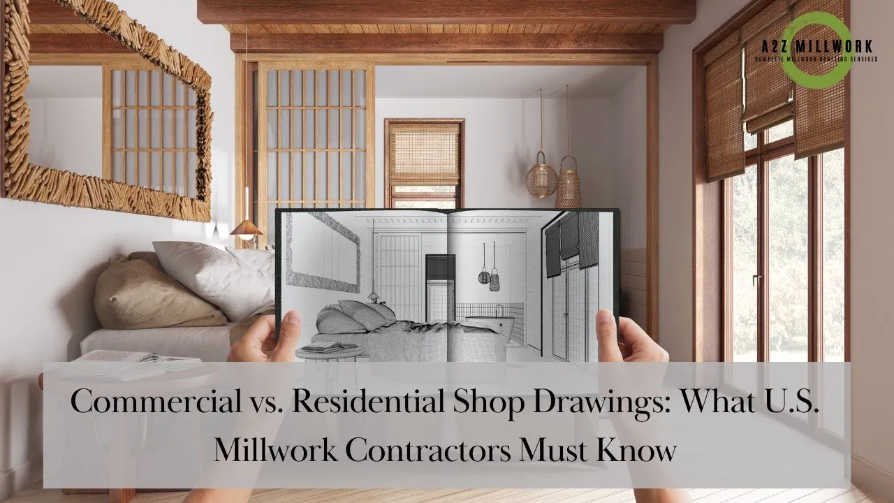 Commercial Vs Residential Shop Drawings What U.S. Millwork Contractors Must Know