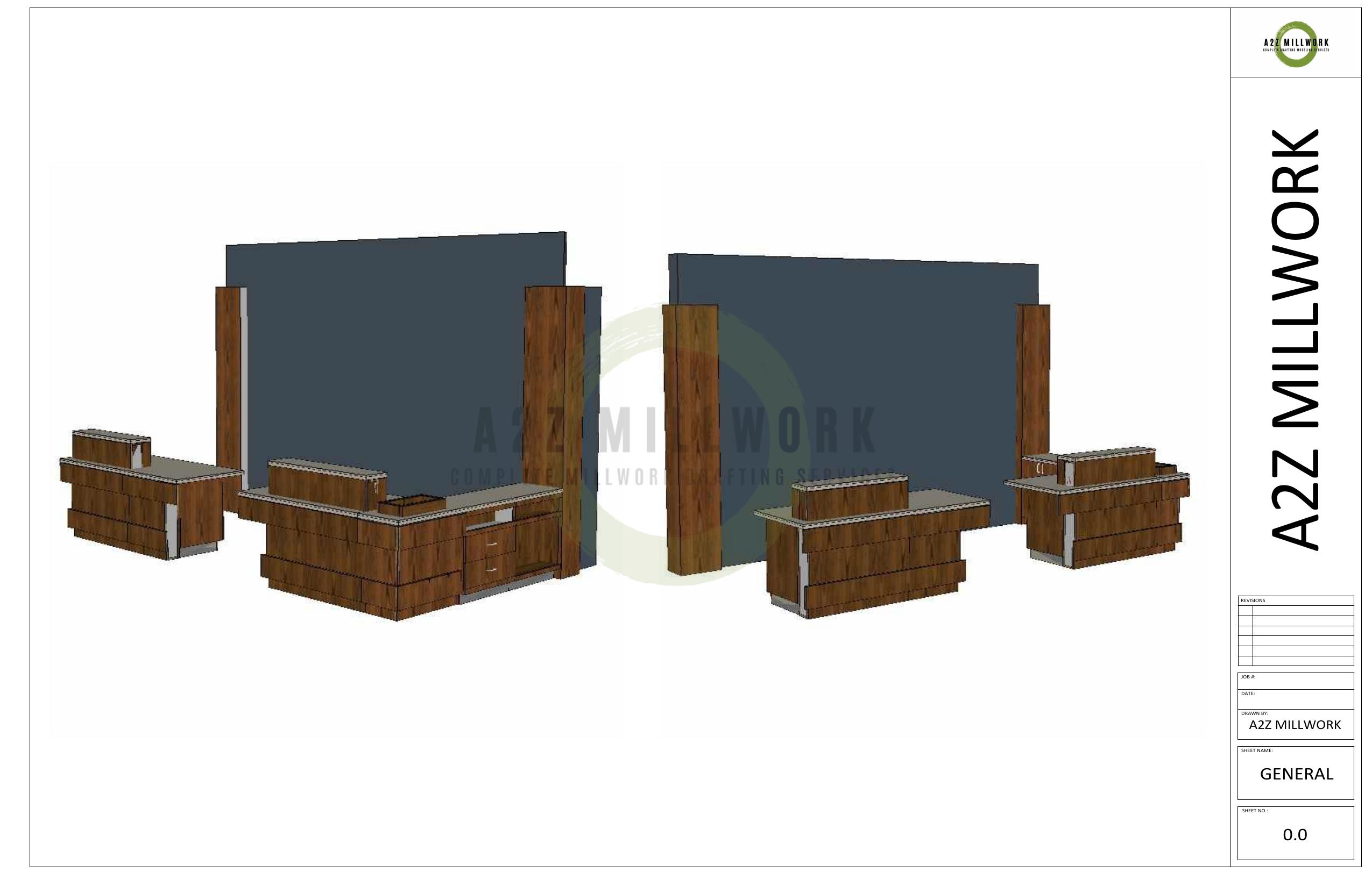Office Cabinetry - Cabinet Vision Shop Drawings - Expert CabinetVision ...