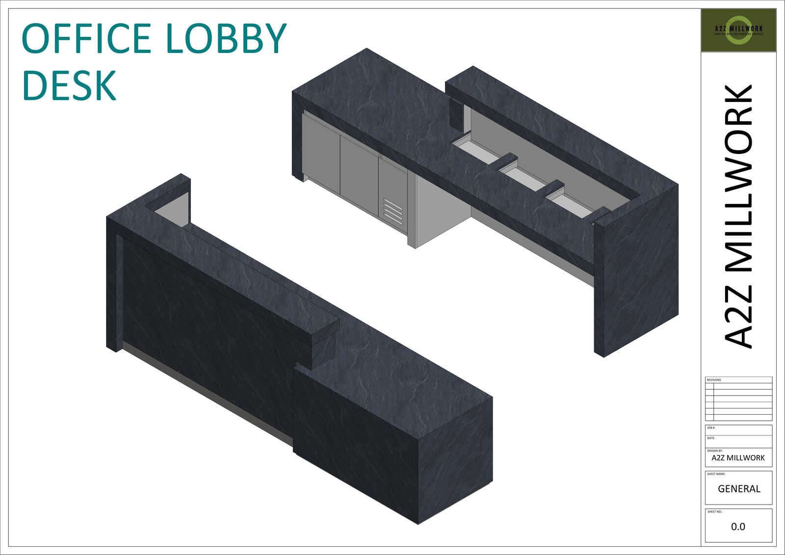 Millwork Shop Drawings & CAD Drafting | A2Z Millwork Design