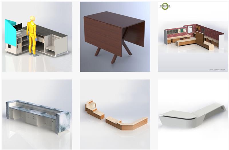 A2z Millwork Shop Drawings versatile portfolio.