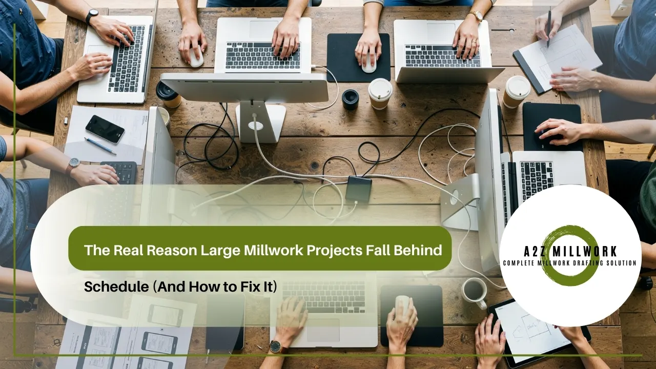 Read more about the article The Real Reason Large Millwork Projects Fall Behind Schedule (And How to Fix It)