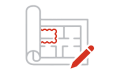 Redline Markup Drawings Icon Redline Markup Drawings Icon